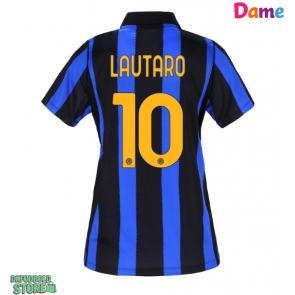 Inter Milan Lautaro Martinez #10 Replika Hjemmebanetrøje Dame 2026-27 Kortærmet